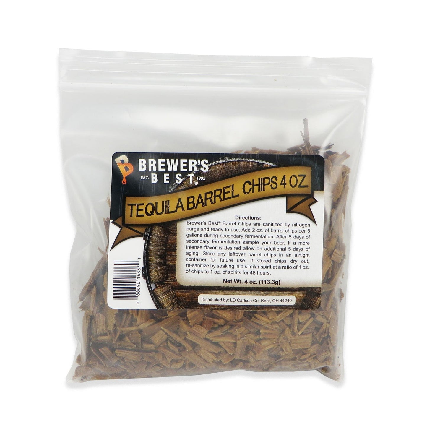 Tequila Barrel Chips - 4oz