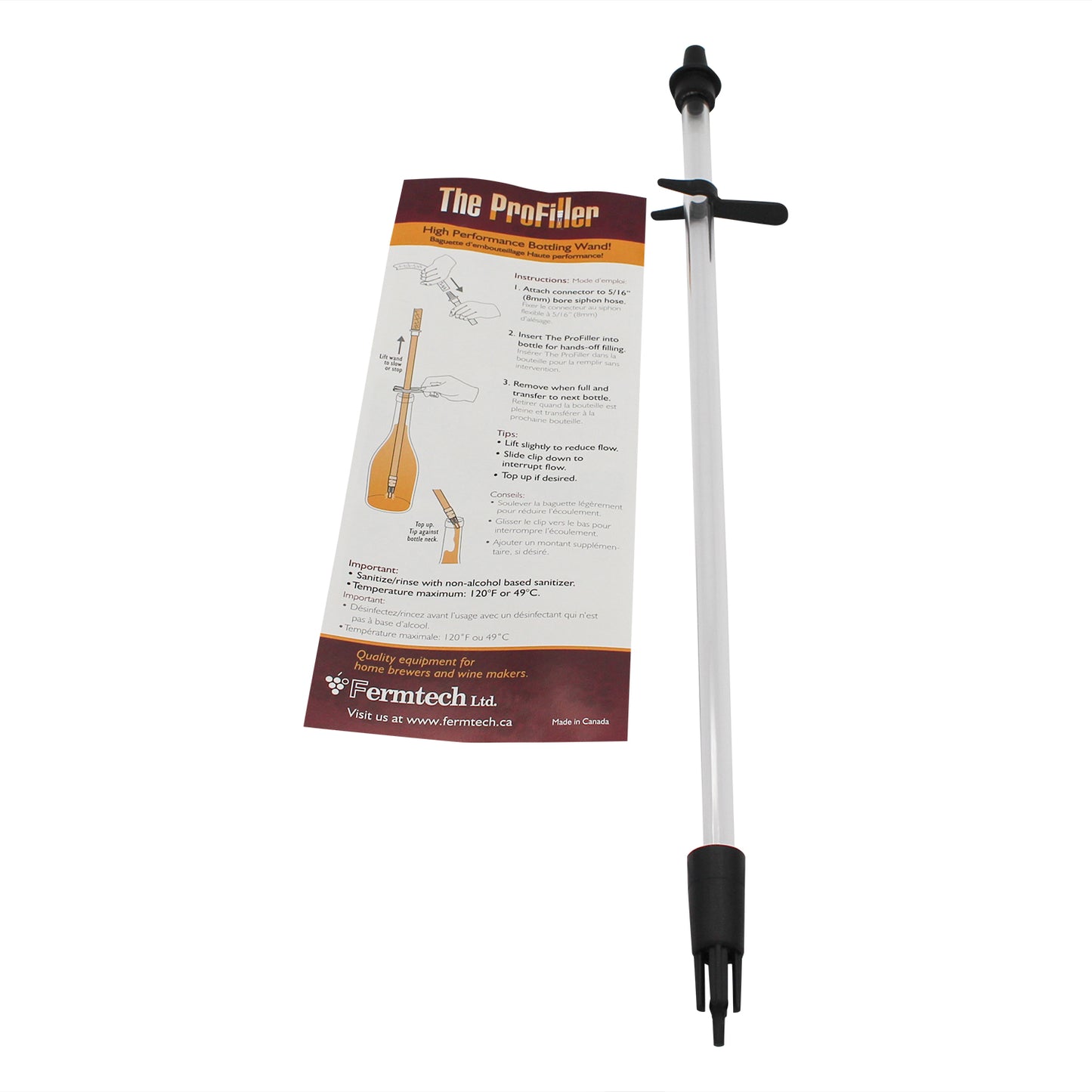 Fermtech Profiller - High Performance Bottling Wand