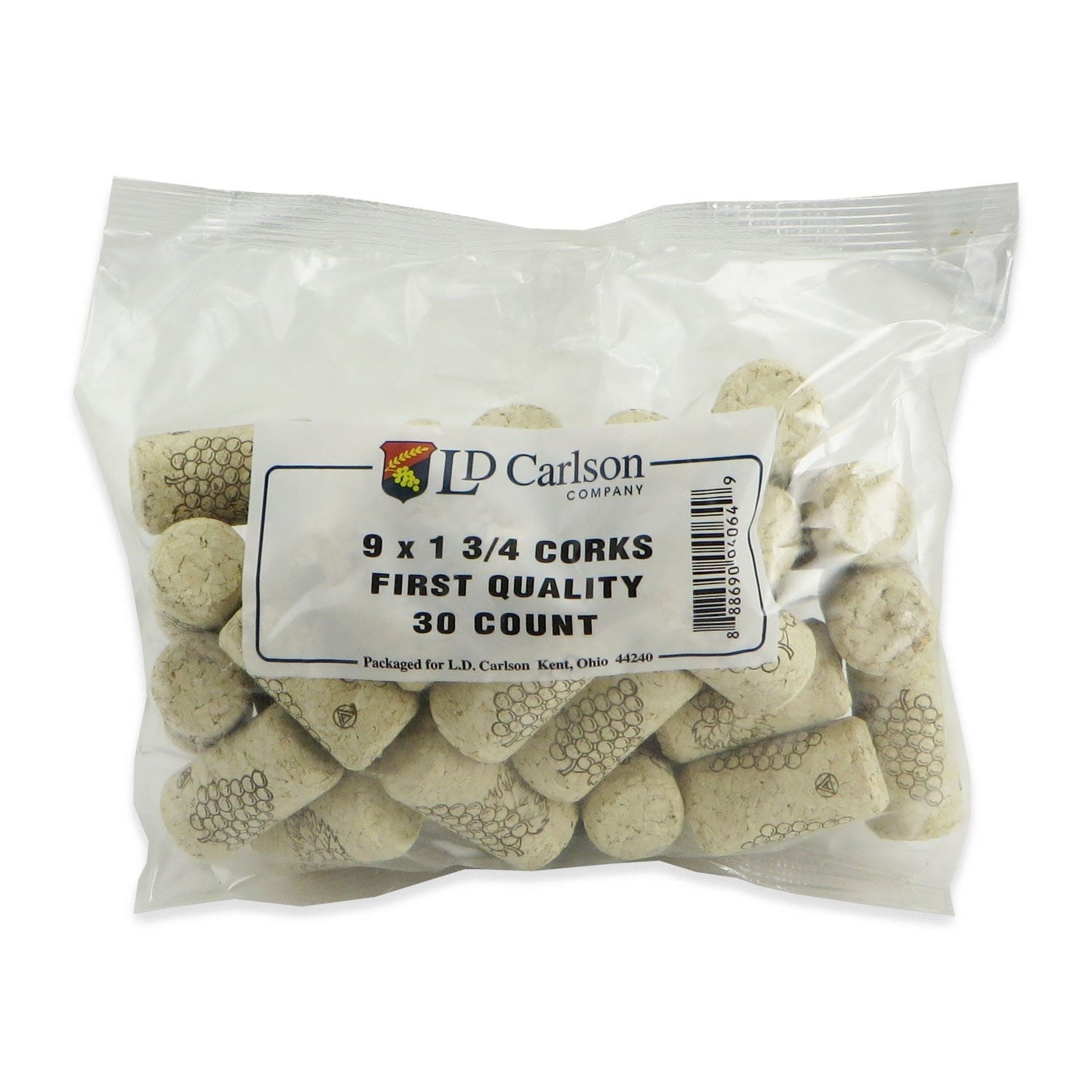 Straight Wine Corks - 44x23mm - 30 per bag