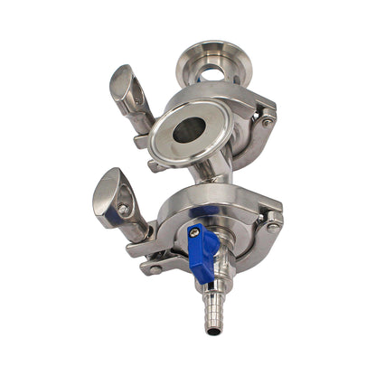 Ss Brewtech Stainless Steel Tri-Clover In-Line Oxygenation Assembly - 1.5" TC -  Canuck Homebrew Supply, Canada