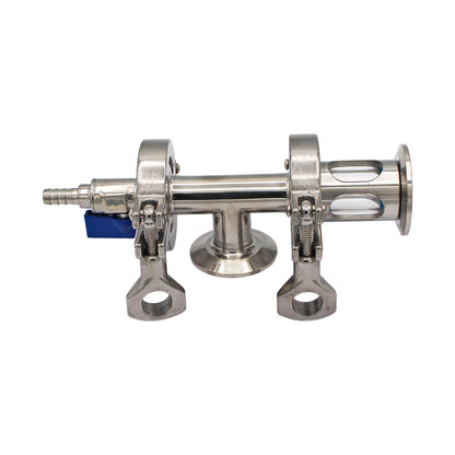 Ss Brewtech Stainless Steel Tri-Clover In-Line Oxygenation Assembly - 1.5" TC -  Canuck Homebrew Supply, Canada
