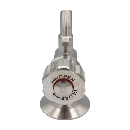 Ss Brewtech 1.5" Tri Clamp Sample Valve (Knob Style) - Tri Clover Sanitary Stainless Steel Fitting