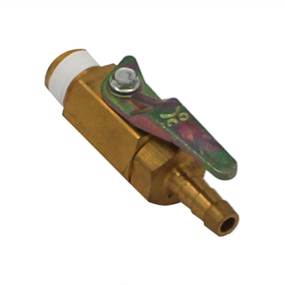 Taprite Brass Shut Off Valve - 1/4" Male NPT to 1/4" Barb - #1600C-250