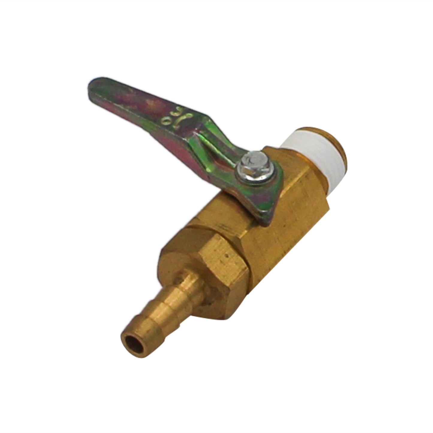 Taprite Brass Shut Off Valve - 1/4" Male NPT to 1/4" Barb - #1600C-250