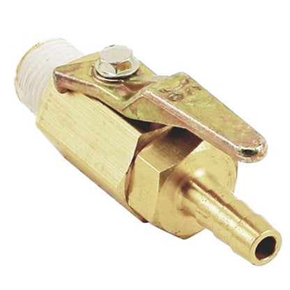 Taprite Brass Shut Off Valve - 1/4” Male NPT to 1/4” Barb - #1600C-250