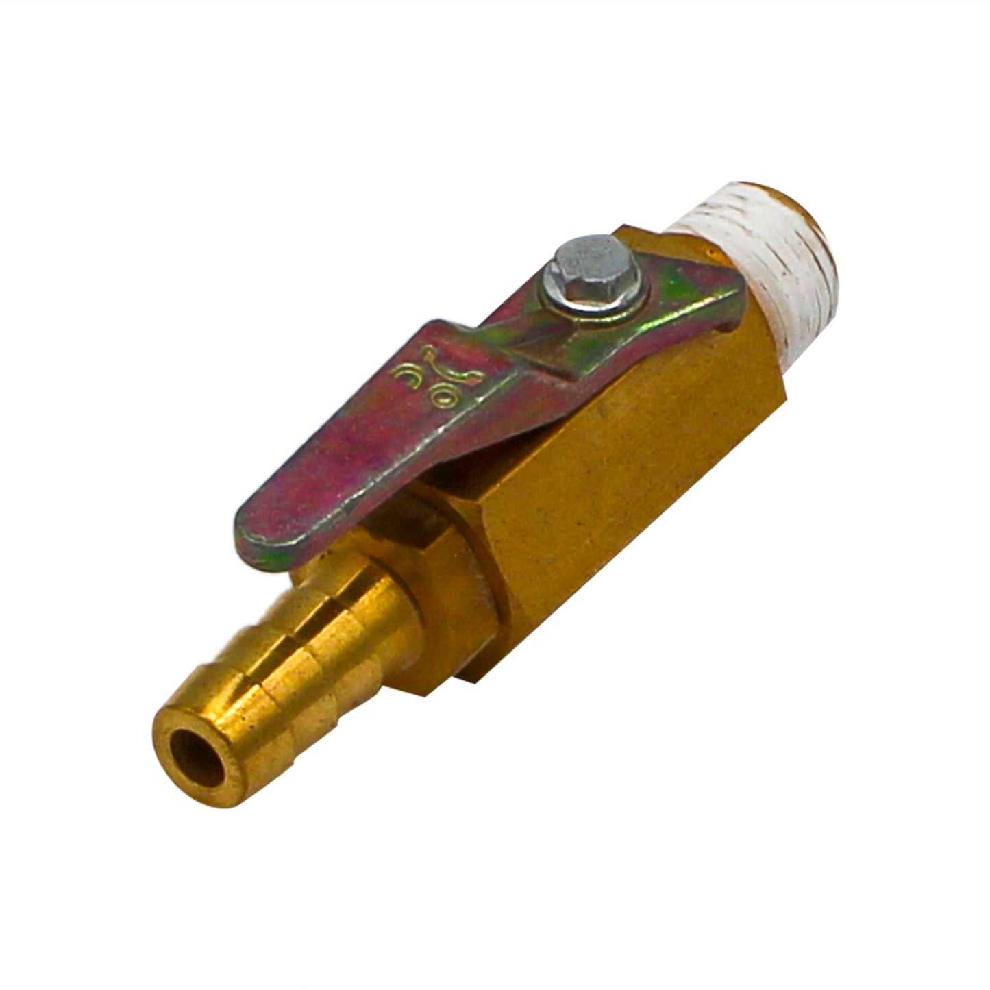 Taprite Brass Duckbill Shut Off Valve - 1/4" Male NPT to 5/16" Barb - #70030L-DB312