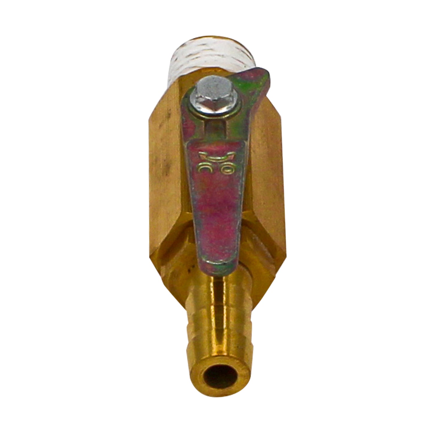 Taprite Brass Duckbill Shut Off Valve - 1/4" Male NPT to 5/16" Barb - #70030L-DB312