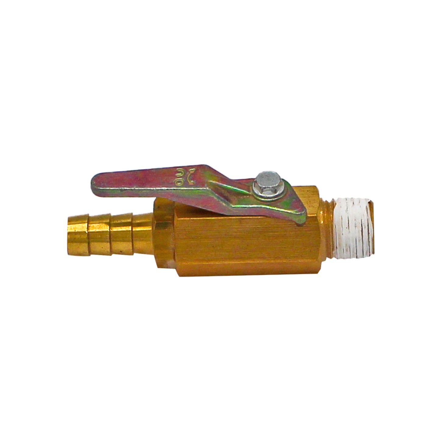 Taprite Brass Duckbill Shut Off Valve - 1/4" Male NPT to 5/16" Barb - #70030L-DB312