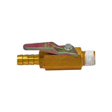Taprite Brass Duckbill Shut Off Valve - 1/4" Male NPT to 5/16" Barb - #70030L-DB312