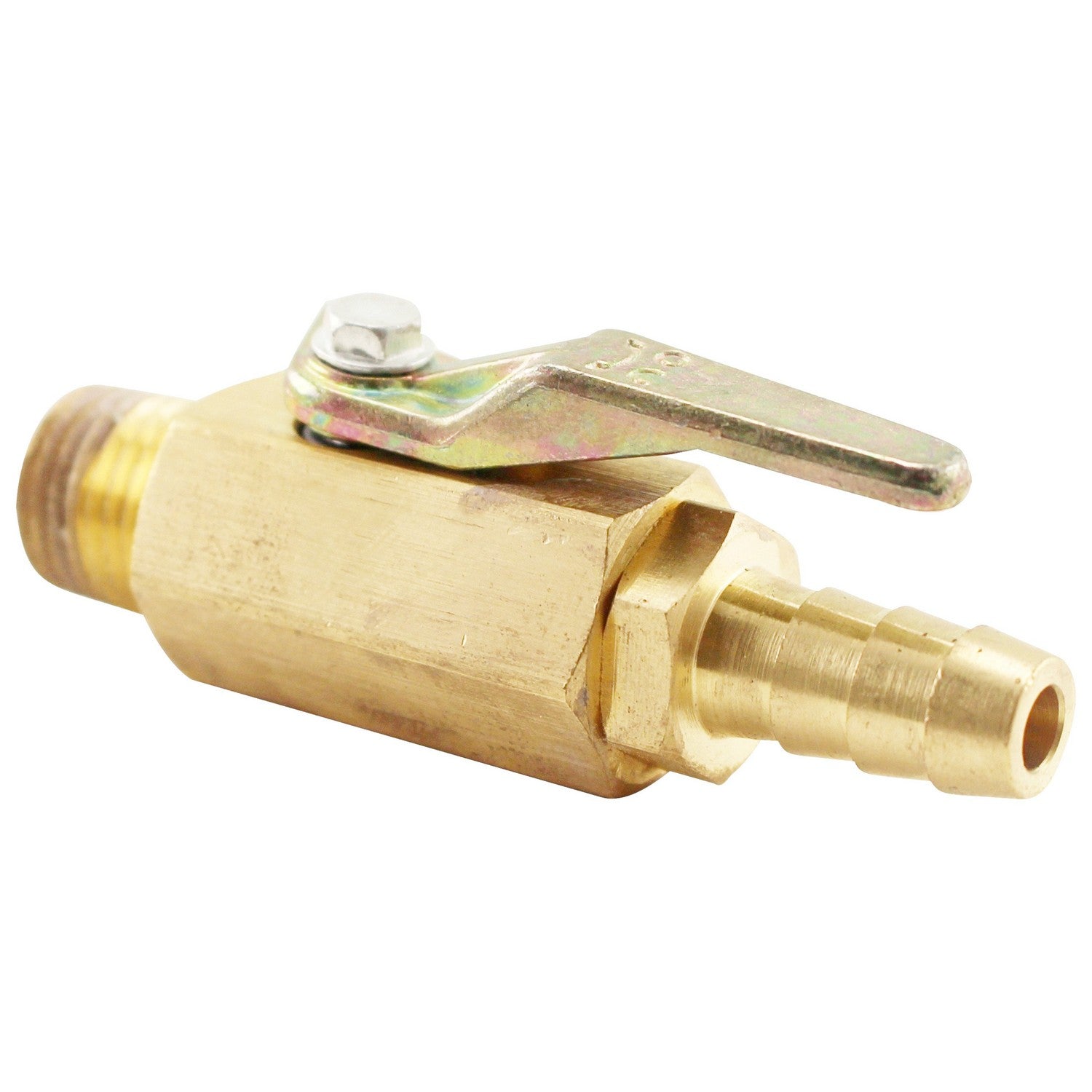 Taprite Brass Duckbill Shut Off Valve - 1/4” Male NPT to 5/16” Barb - #70030L-DB312