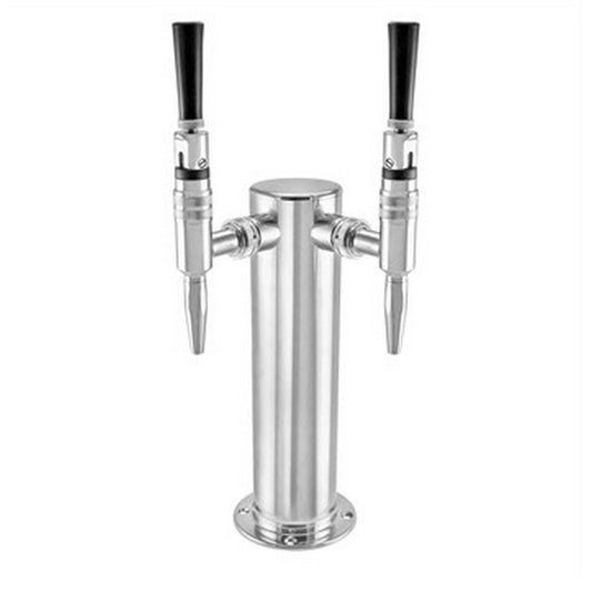 Taprite Stainless Steel Dual Tap Stout Faucet Beer Tower