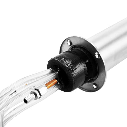 Taprite Stainless Steel "T" Beer Tower - Six Faucet (Glycol Lines) [TT6CR-G]