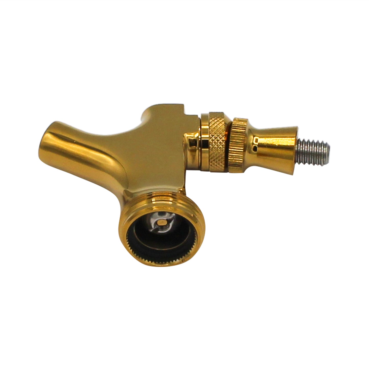 Taprite Gold Plated PVD Brass Beer Faucet - Stainless Steel Lever [#BF1004]
