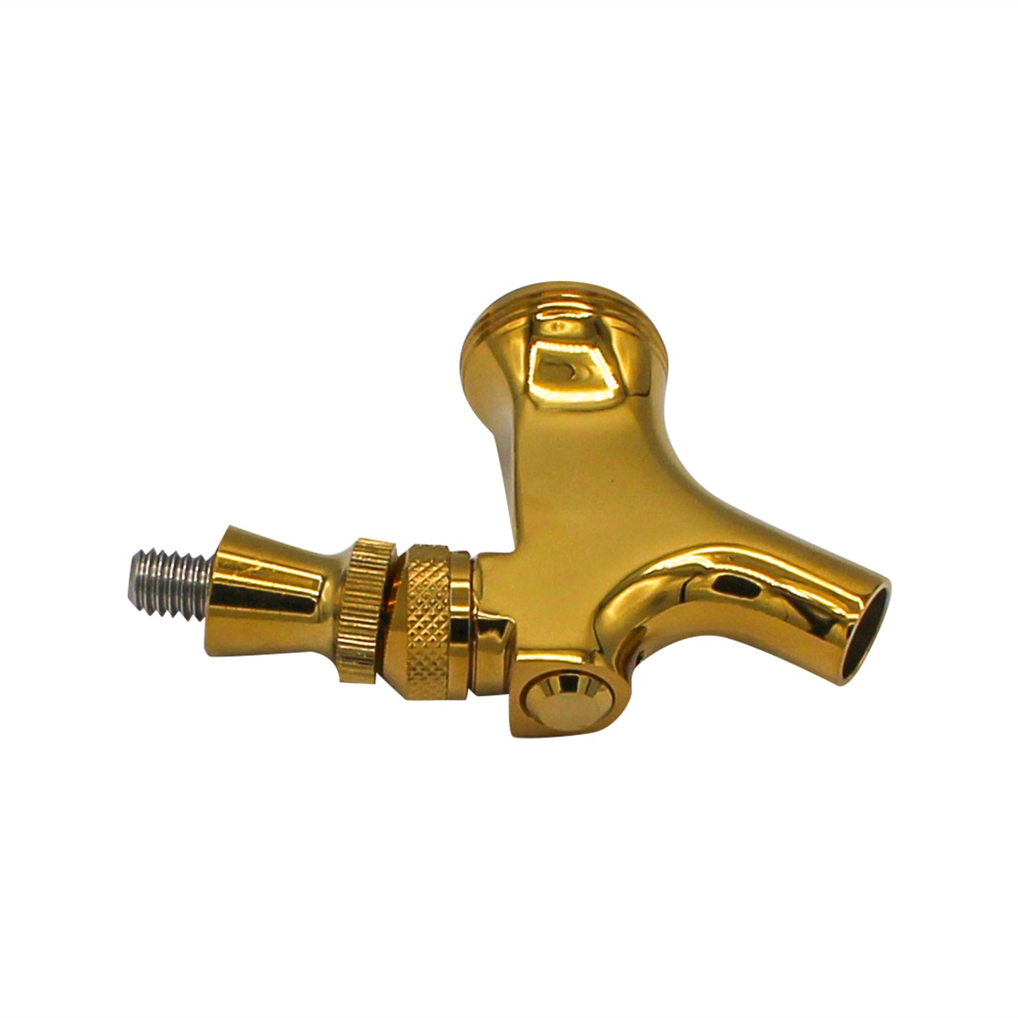 Taprite Gold Plated PVD Brass Beer Faucet - Stainless Steel Lever [#BF1004]
