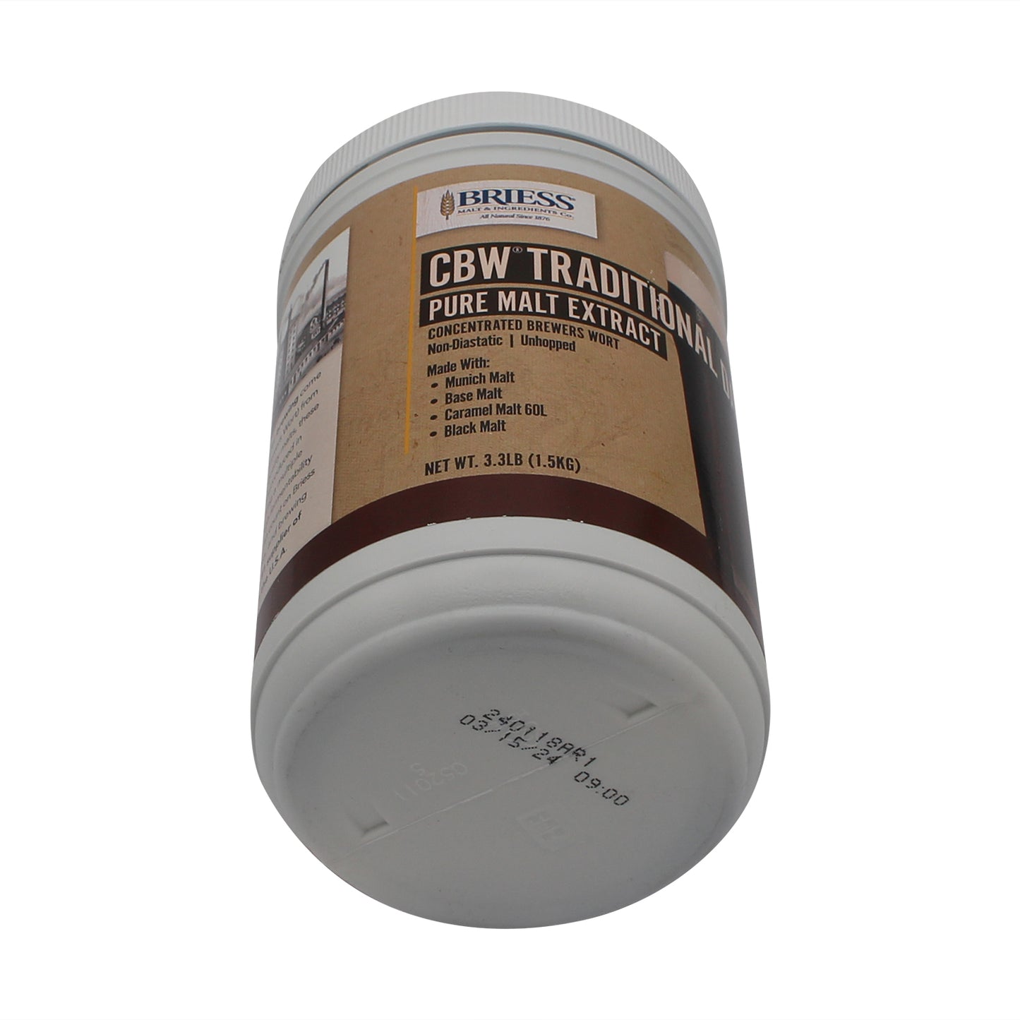 CBW Traditional Dark Liquid Malt Extract (LME) - 3.3 lb