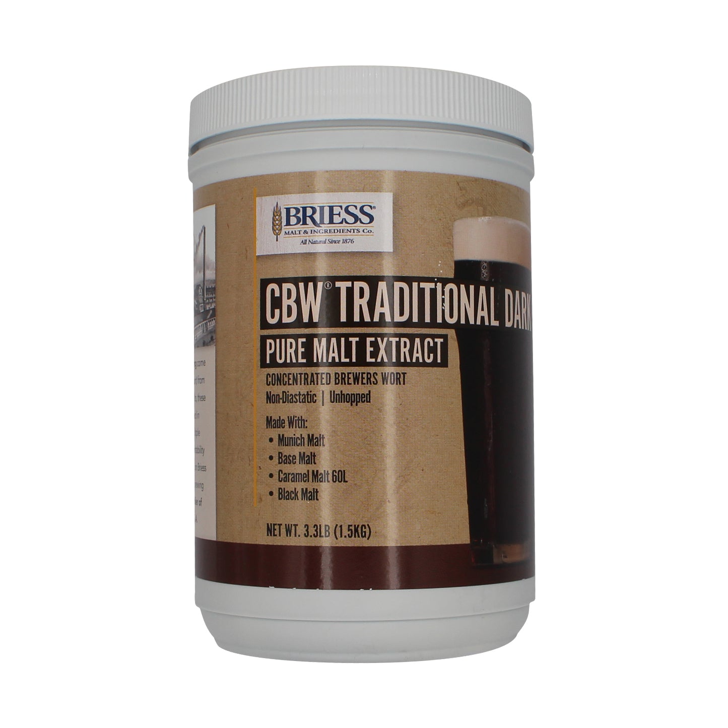 CBW Traditional Dark Liquid Malt Extract (LME) - 3.3 lb