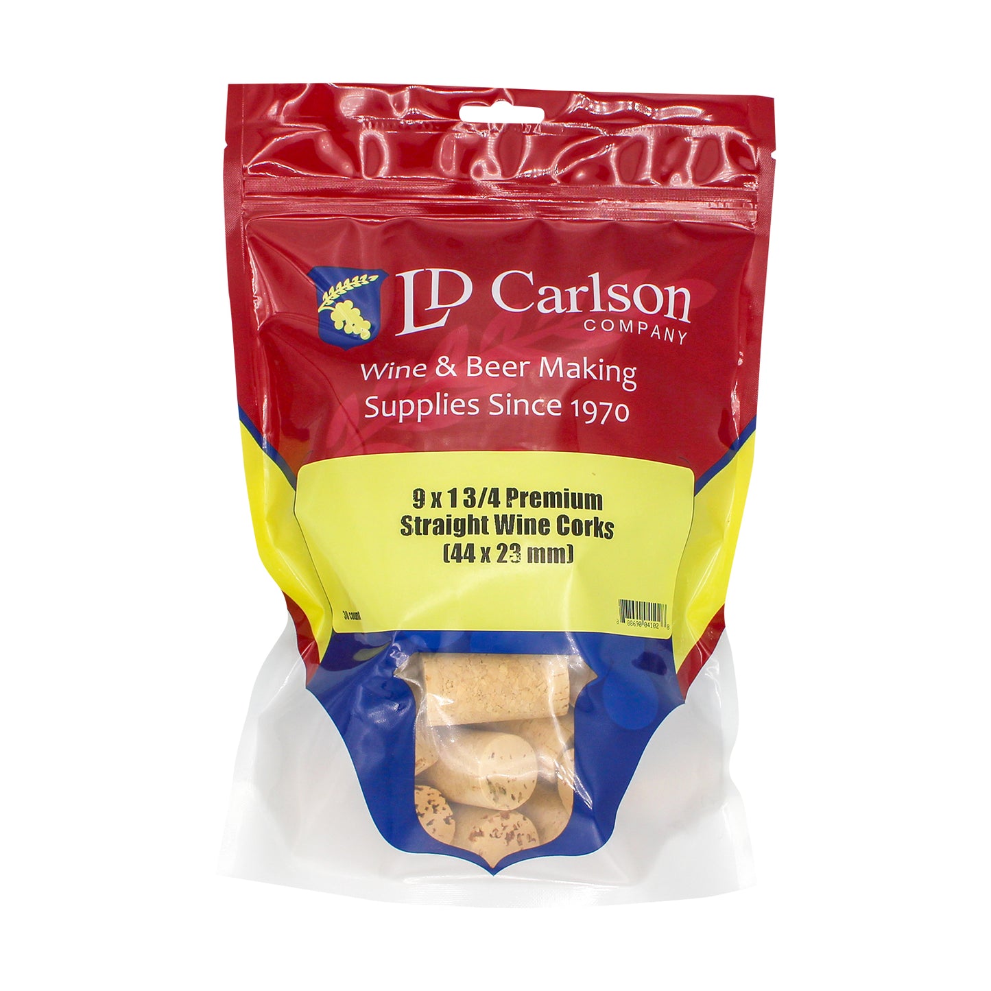 Premium Quality Straight Wine Corks - #9 by 1 3/4" Length (30 per bag)