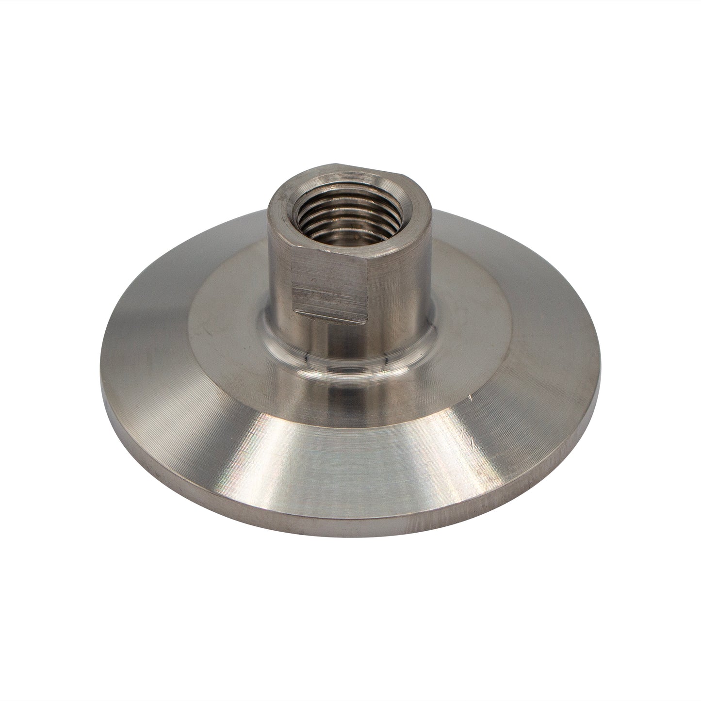 1.5" Tri Clamp X 1/4" FFL Adapter - Tri Clover Sanitary Stainless Steel Fitting