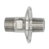 Stainless Steel Tri-Clover Fitting - 1/2" Male NPT to 1.5" TC