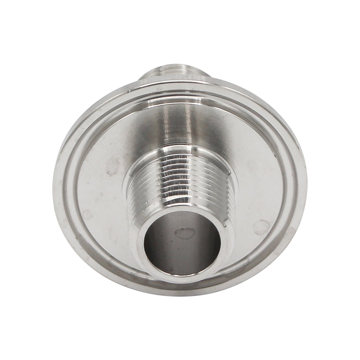 1.5" Tri Clamp X 1/2" Male NPT Adapter - Tri Clover Sanitary Stainless Steel Fitting