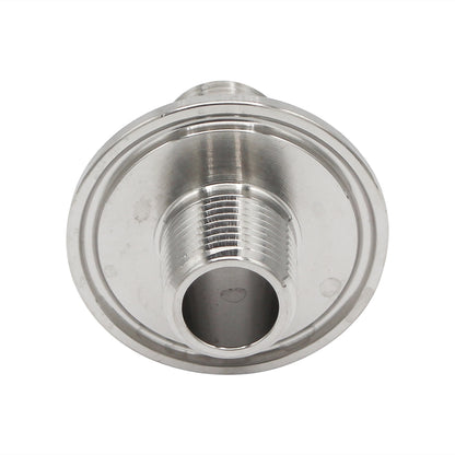 1.5" Tri Clamp X 1/2" Male NPT Adapter - Tri Clover Sanitary Stainless Steel Fitting