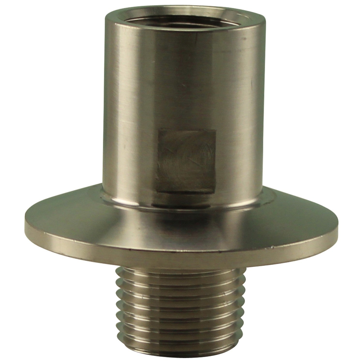 Stainless Steel Tri-Clover Fitting - 1.5" TC to 1/2” Female NPT Outside / 1/2” Male NPT Inside
