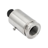 Stainless Steel Tri-Clover Universal Heating Element Adapter - 1.5" TC to 1.5" Female NPS