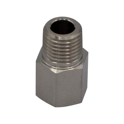 Stainless Steel Thread Adapter - 1/4 LHT Male NPT to 1/4 RHT Female NPT