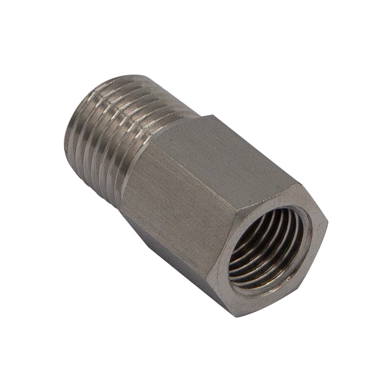 1/4" Male NPT to 1/4" FFL Coupling Adapter - 304 Stainless Steel Pipe Fitting