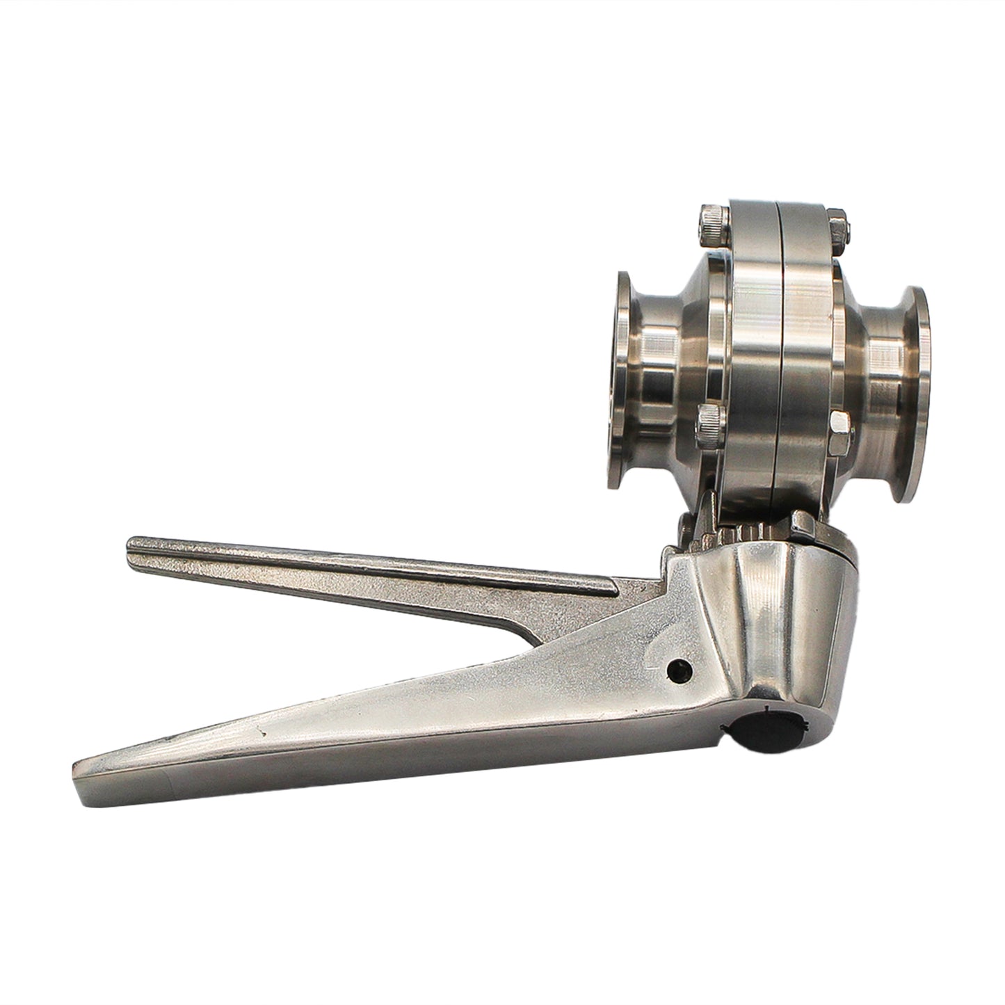 1.5" Tri Clamp Squeeze Trigger Butterfly Valve (All Stainless) - Tri Clover Sanitary Stainless Steel Fitting -  Canuck Homebrew Supply, Canada