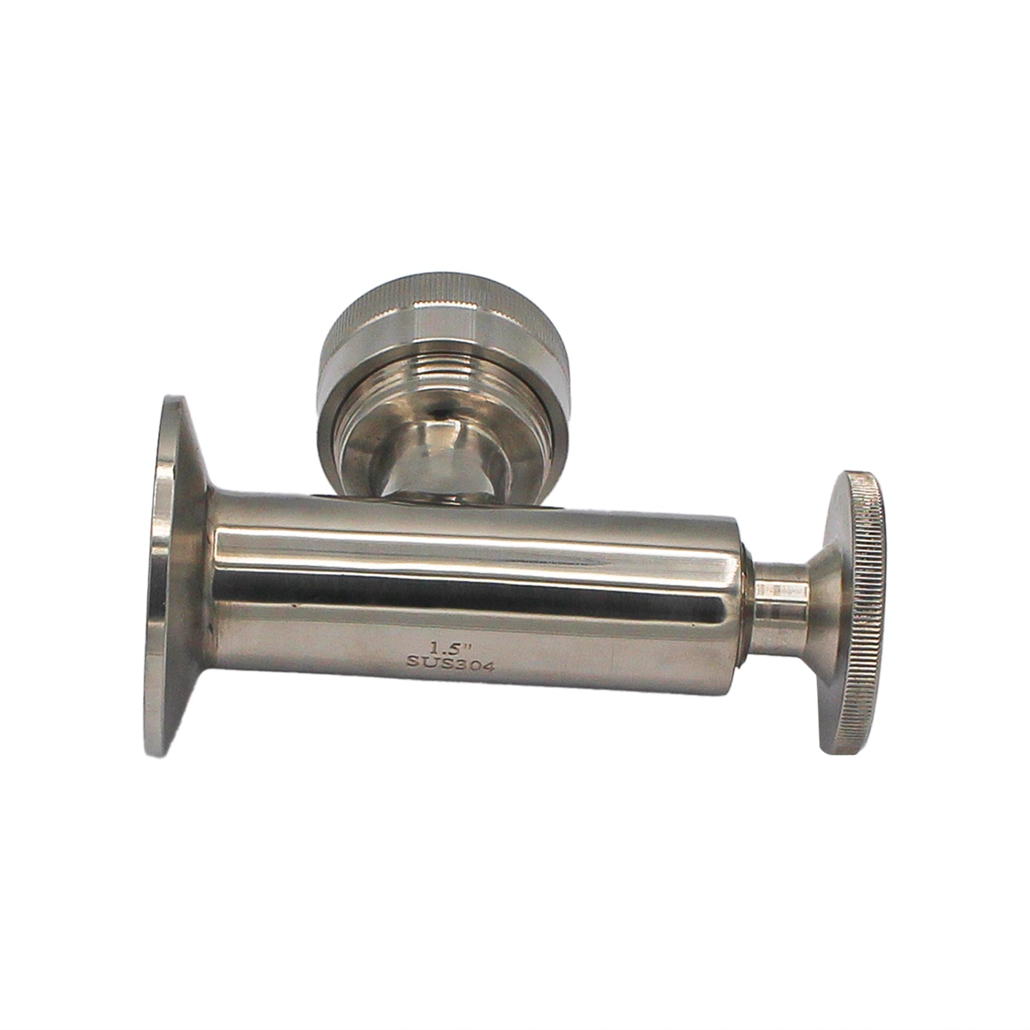 1.5" Tri Clamp Sight Gauge Adapter - Tri Clover Sanitary Stainless Steel Fitting -  Canuck Homebrew Supply, Canada