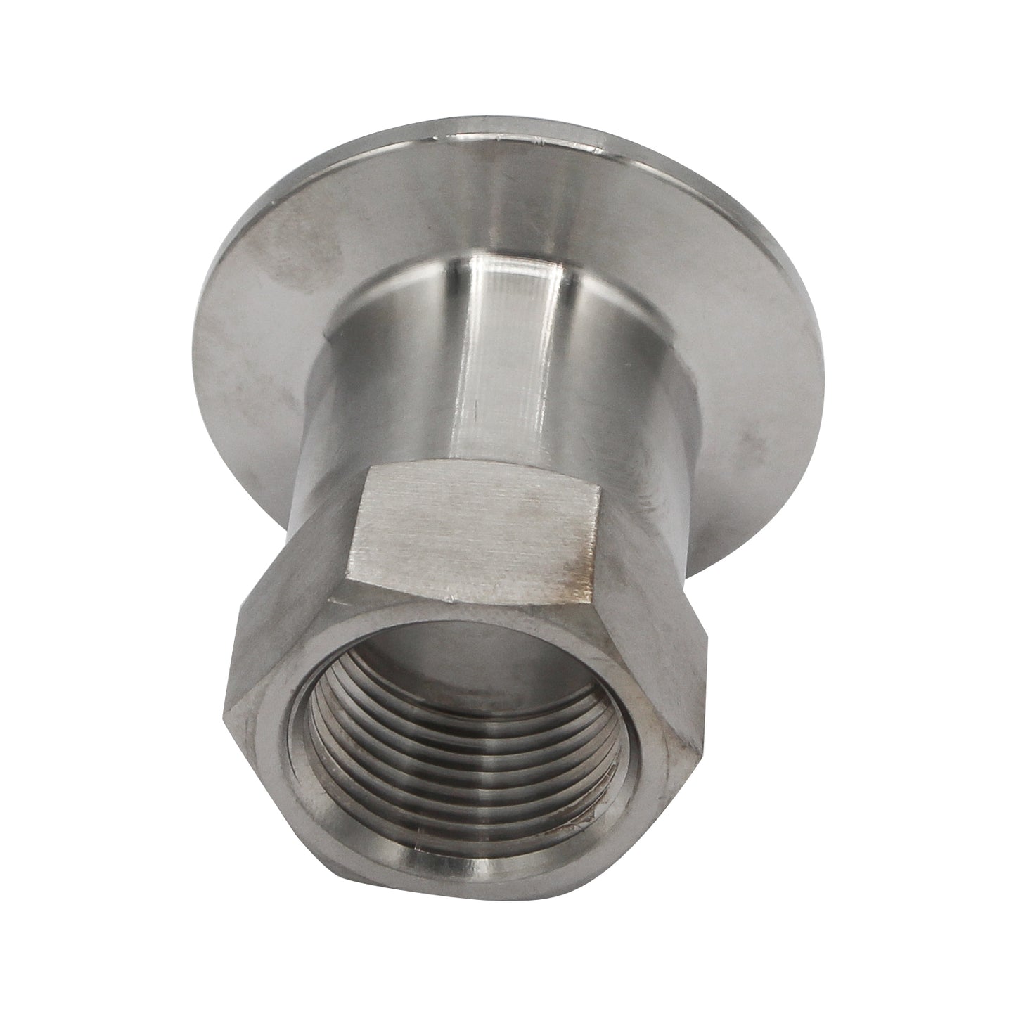 1.5" Tri Clamp X 3/4" Female NPT Adapter - Tri Clover Sanitary Stainless Steel Fitting