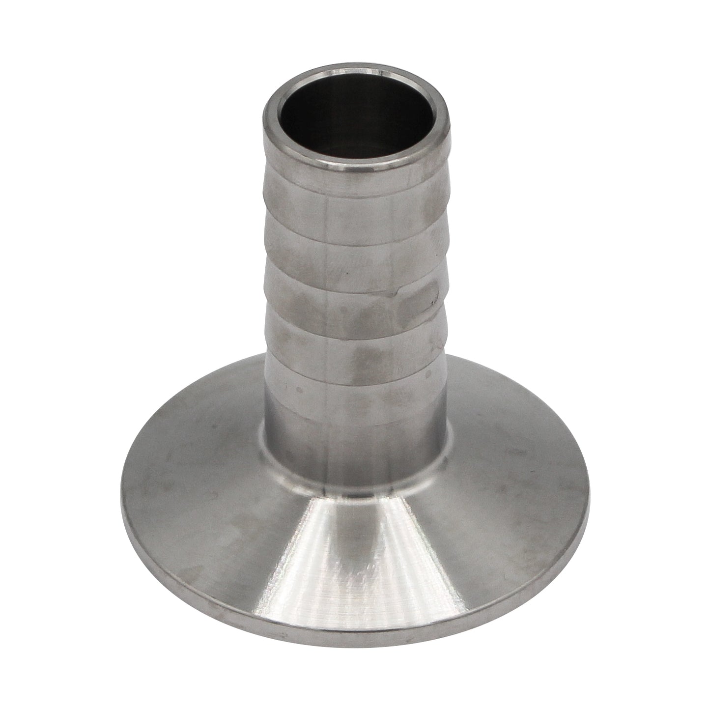 Stainless Steel Tri-Clover Barb - 1.5" TC to 3/4" Barb