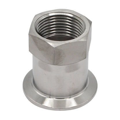 1.5" Tri Clamp X 1" Female NPT Adapter - Tri Clover Sanitary Stainless Steel Fitting