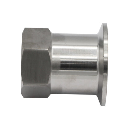 1.5" Tri Clamp X 1" Female NPT Adapter - Tri Clover Sanitary Stainless Steel Fitting