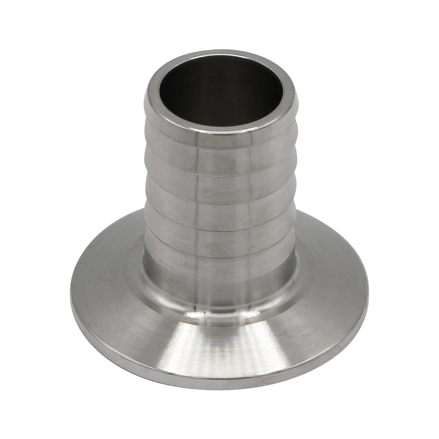 Stainless Steel Tri-Clover Barb - 1.5" TC to 1" Barb