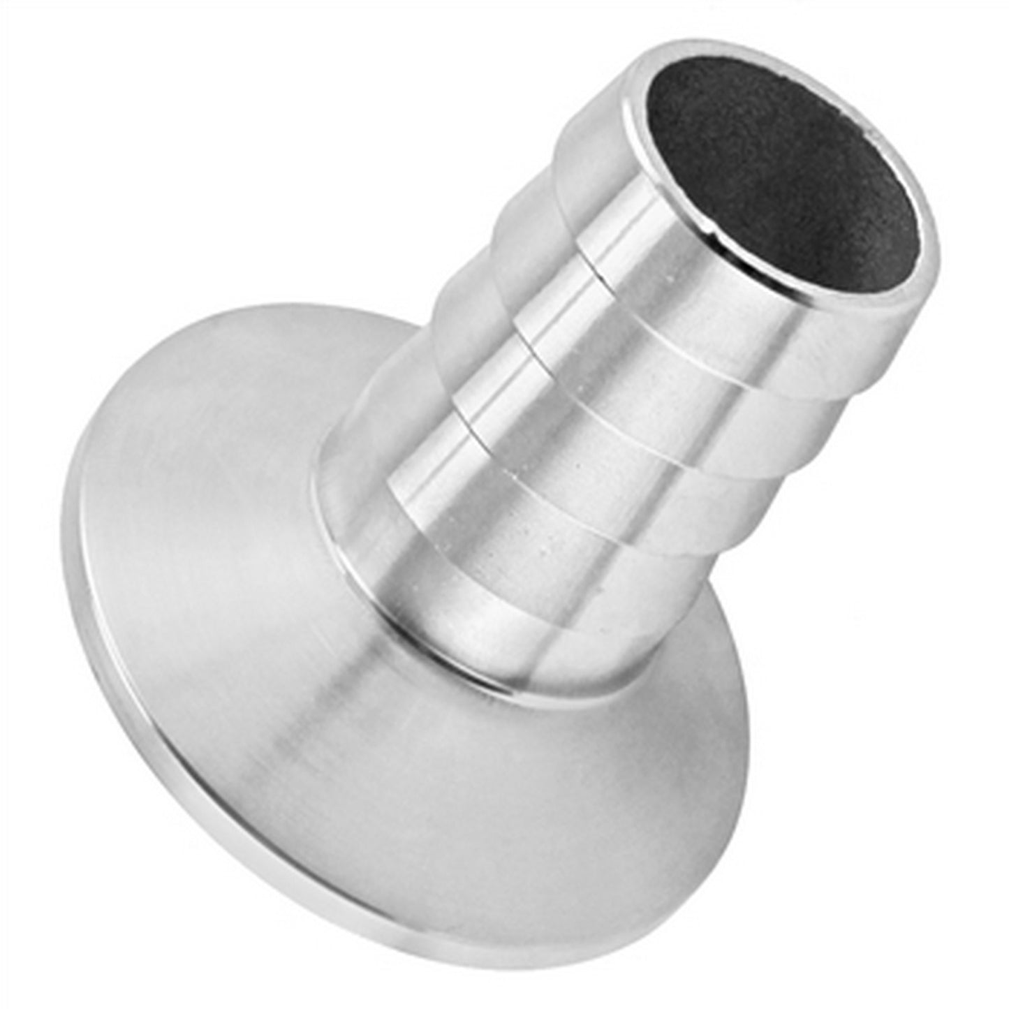 Stainless Steel Tri-Clover Barb - 1.5” TC to 1” Barb