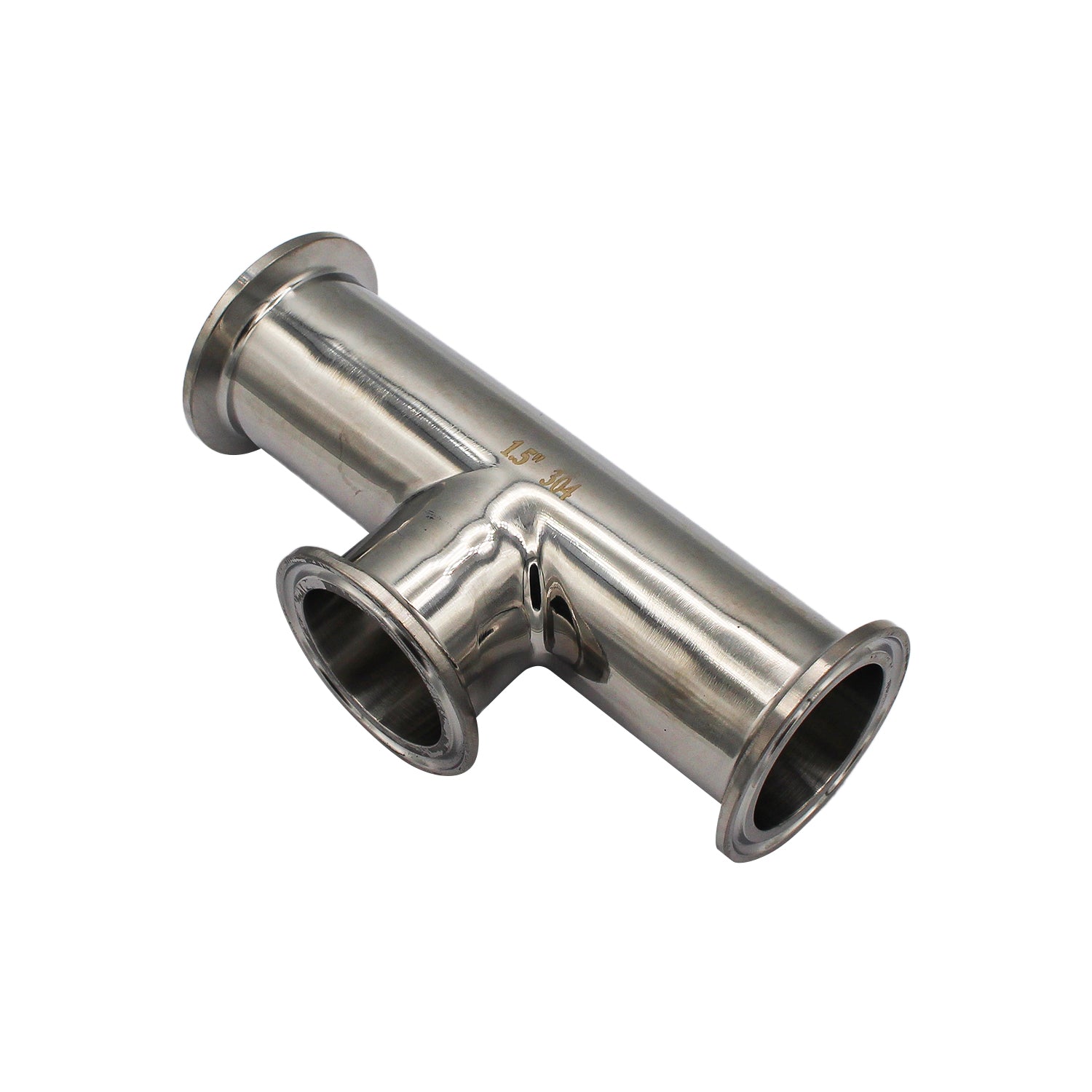 1.5" Tri Clamp Instrument Tee - Tri Clover Sanitary Stainless Steel -  Canuck Homebrew Supply, Canada