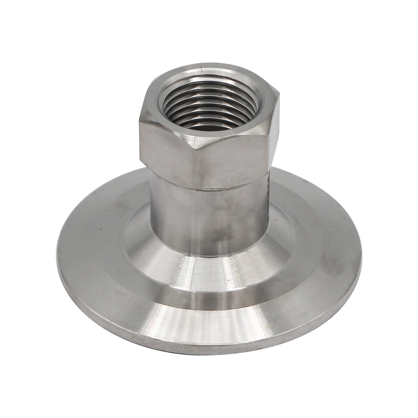 2" Tri Clamp X 1/2" Female NPT Adapter - Tri Clover Sanitary Stainless Steel Fitting