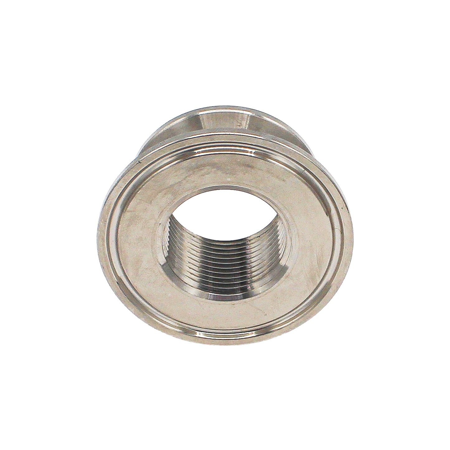 2" x 1.5" Tri Clamp Tri Clamp Threaded Cap Reducer (1" NPS Threaded) - Tri Clover Sanitary Stainless Steel Fitting -  Canuck Homebrew Supply, Canada