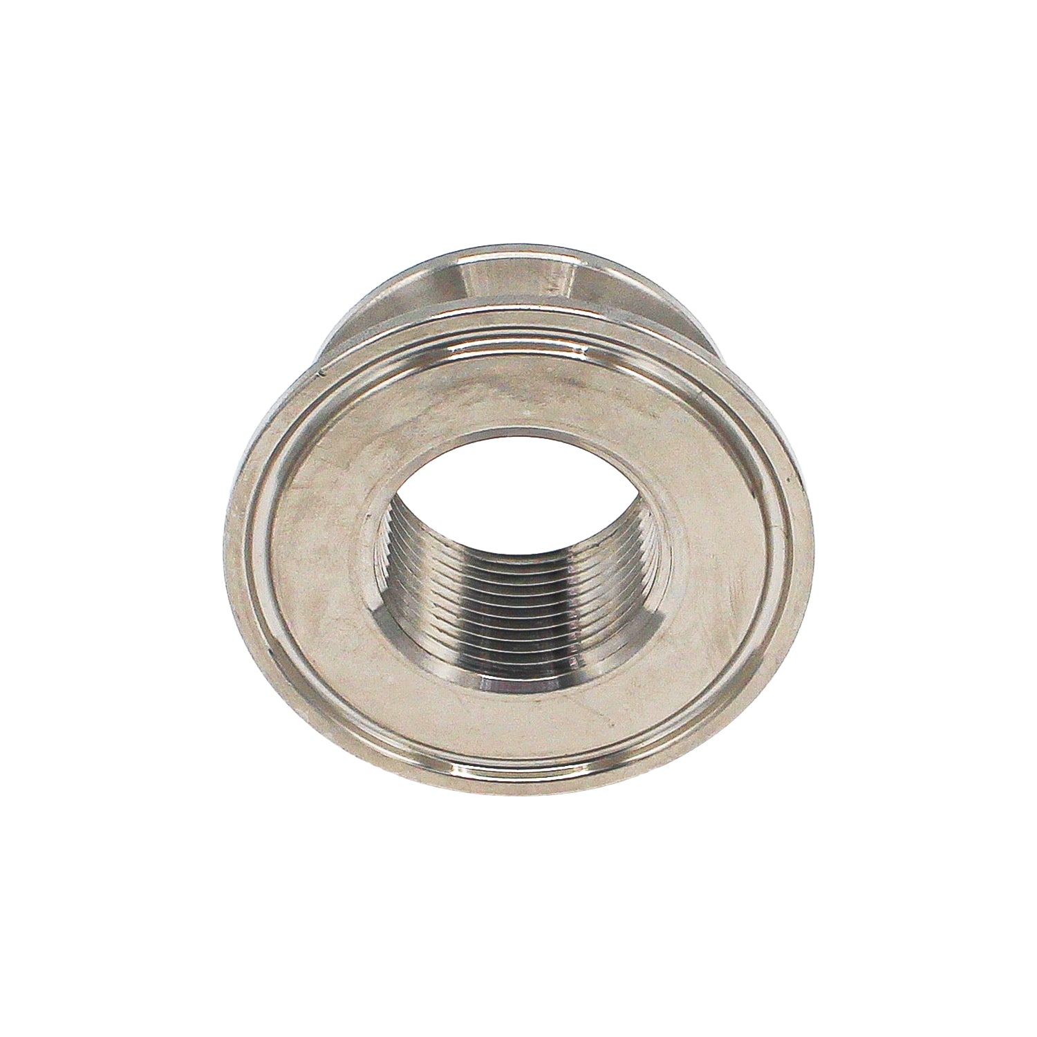 2" x 1.5" Tri Clamp Tri Clamp Threaded Cap Reducer (1" NPS Threaded) - Tri Clover Sanitary Stainless Steel Fitting -  Canuck Homebrew Supply, Canada