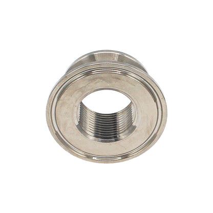 2" x 1.5" Tri Clamp Tri Clamp Threaded Cap Reducer (1" NPS Threaded) - Tri Clover Sanitary Stainless Steel Fitting -  Canuck Homebrew Supply, Canada