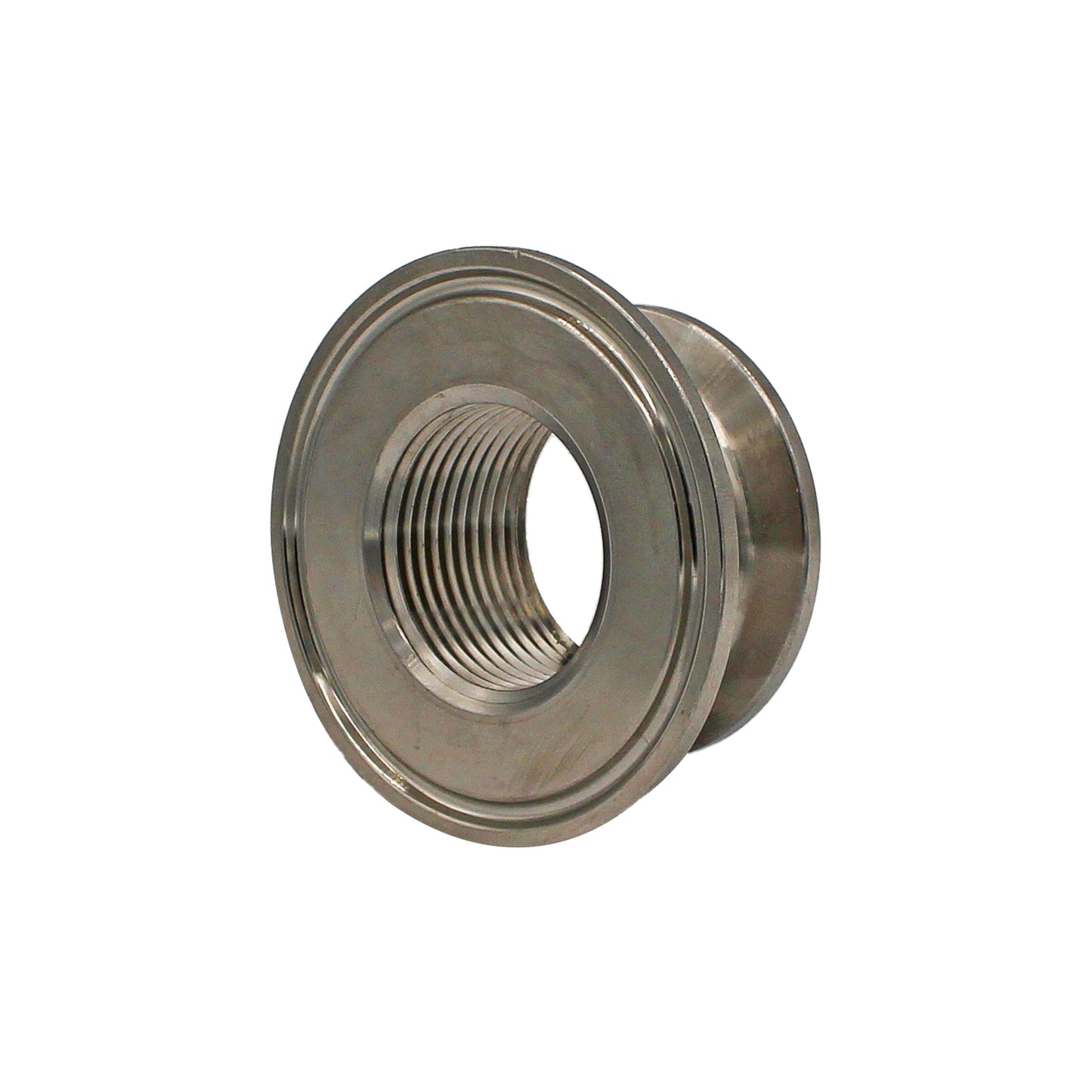 2" x 1.5" Tri Clamp Tri Clamp Threaded Cap Reducer (1" NPS Threaded) - Tri Clover Sanitary Stainless Steel Fitting -  Canuck Homebrew Supply, Canada