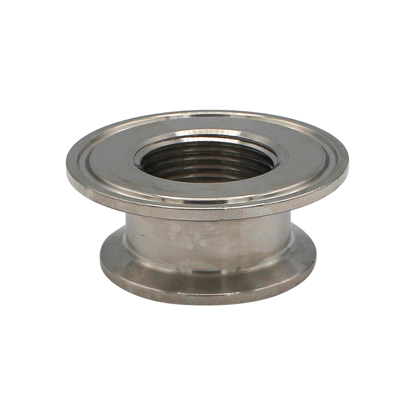 2" x 1.5" Tri Clamp Tri Clamp Threaded Cap Reducer (1" NPS Threaded) - Tri Clover Sanitary Stainless Steel Fitting -  Canuck Homebrew Supply, Canada