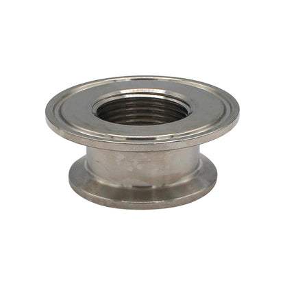 2" x 1.5" Tri Clamp Tri Clamp Threaded Cap Reducer (1" NPS Threaded) - Tri Clover Sanitary Stainless Steel Fitting -  Canuck Homebrew Supply, Canada