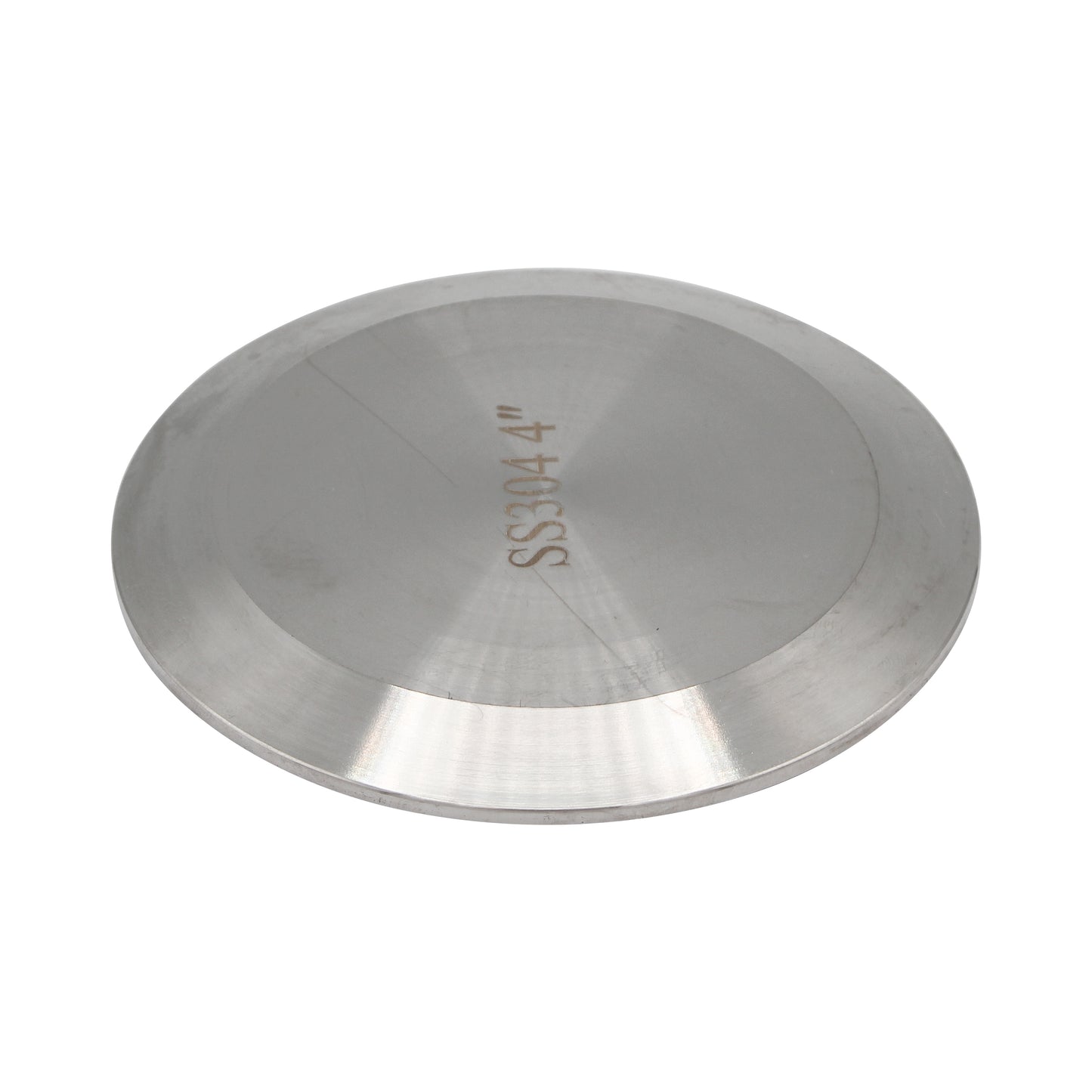 Stainless Steel Tri-Clover Cap - 4" TC
