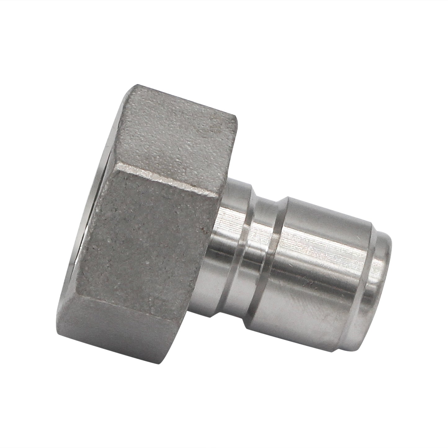 Stainless Steel Quick Disconnect Fitting - 3/4" Female GH to 1/2" Male QD