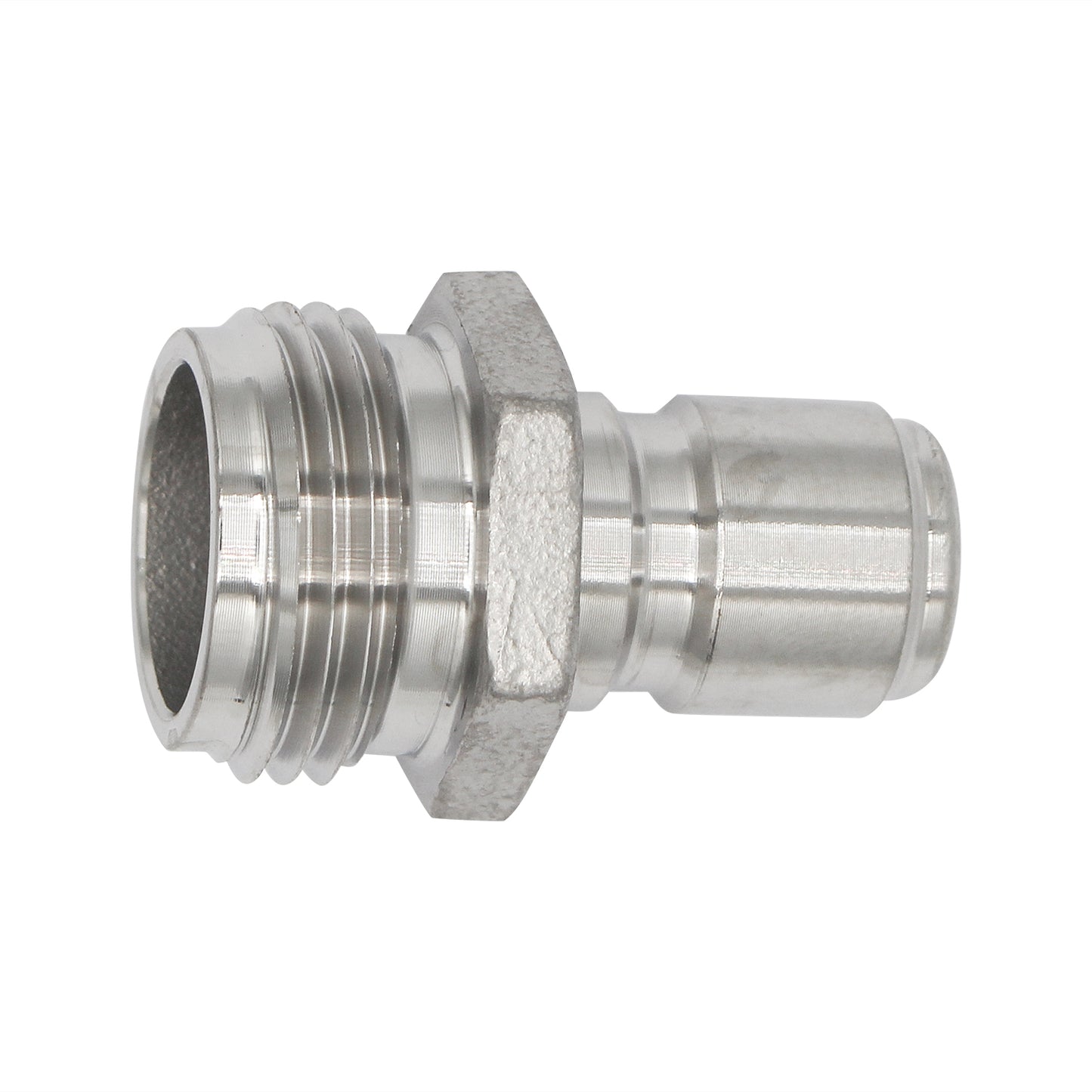 Stainless Steel Quick Disconnect Fitting - Male GH to Male QD