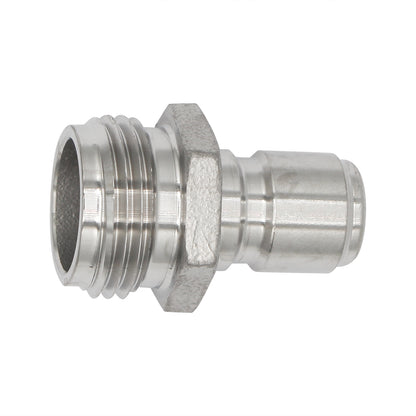 Stainless Steel Quick Disconnect Fitting - Male GH to Male QD