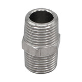 Stainless Steel Hex Nipple - 1/2 Male NPT